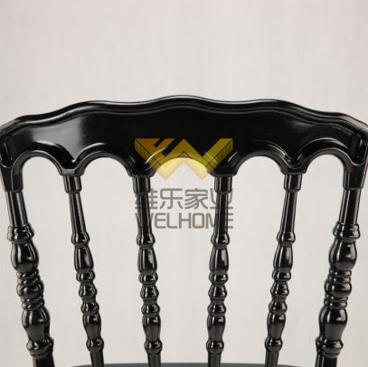 Black Resin PC Napoleon chair for evevt 